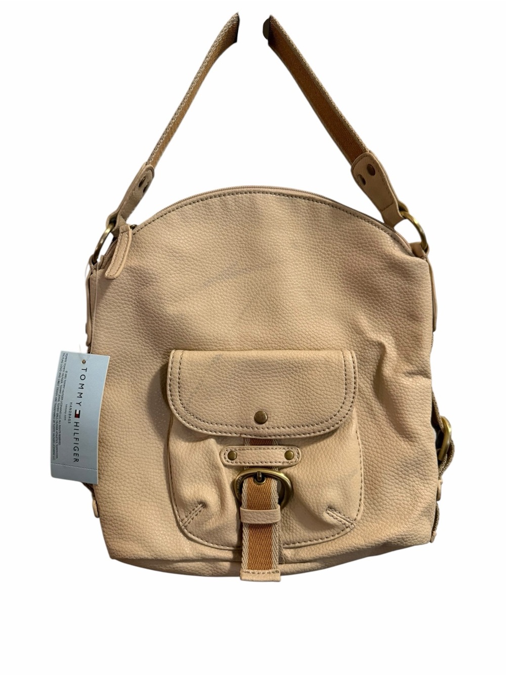 Tommy Hilfiger Mulberry Leather Small Bucket Bag NWT *Call out listed*
